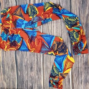 LulaRoe OS Record Player Leggings